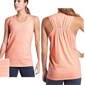 ATHLETA Drishti Textured Tank - Island Coral 1X